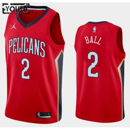Camiseta Niños New Orleans Pelicans Lonzo Ball 2 2020-21 Jordan Brand Statement Edition Swingman